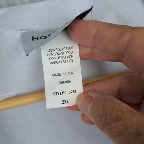 NEW Hosanna 5267 Sheer WHITE Cover Jacket Size 2XL - Picture 9 of 9